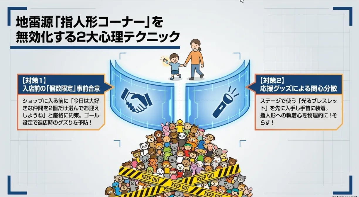 オフィシャルショップでのグズり・おもちゃ対策