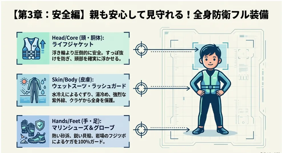 安全・海遊び編の持ち物