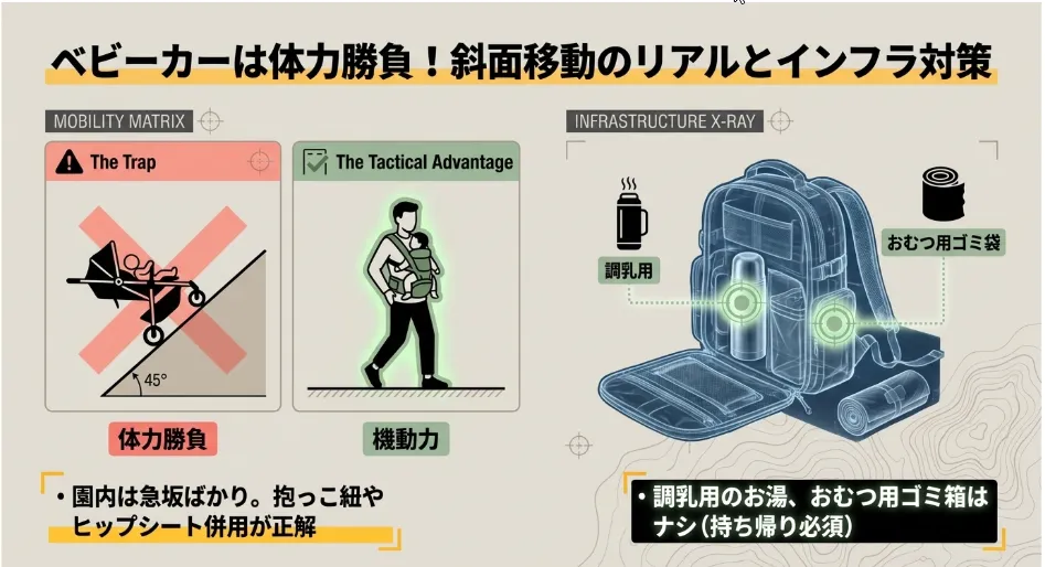 足羽山公園アスレチック全体の様子